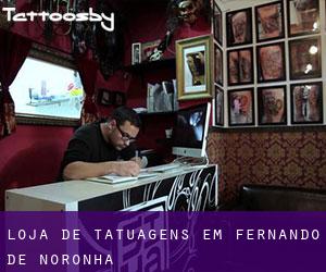 Loja de tatuagens em Fernando de Noronha
