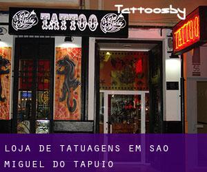 Loja de tatuagens em São Miguel do Tapuio