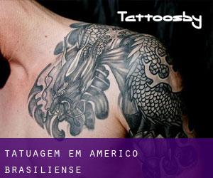 tatuagem em Américo Brasiliense